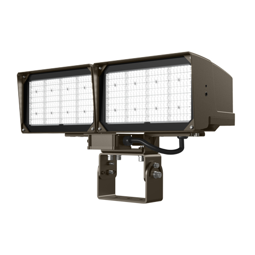big shine led flood light pandora 7 double module wall mount